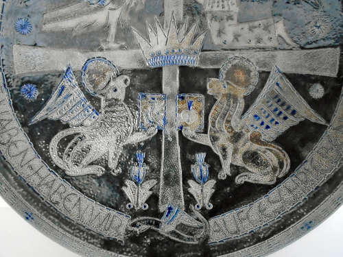 Rare Wall Plaque by Wim Mühlendyck