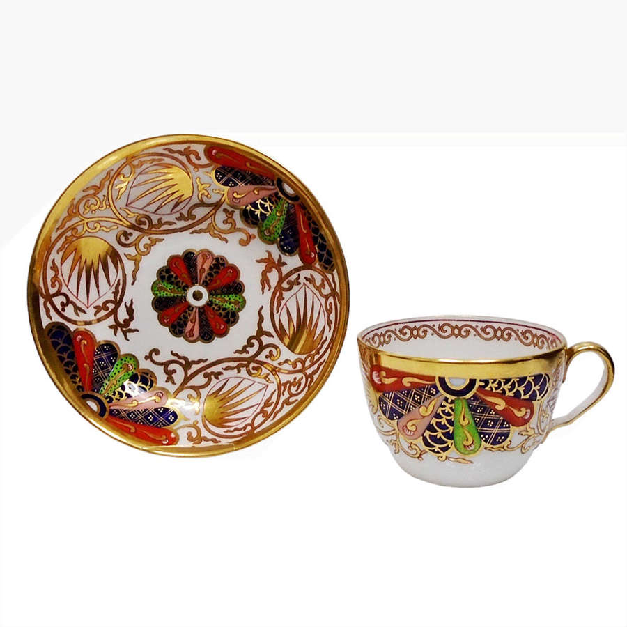 Victorian Period Copeland Imari Pattern 1/1201 Cup & Saucer