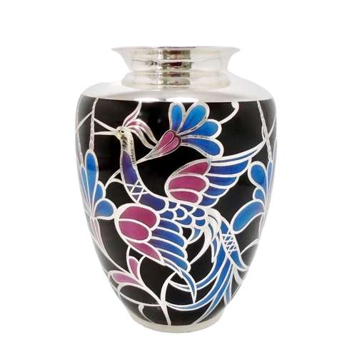 A fine and Rare Friedrich Spahr Silver Overlay Vase