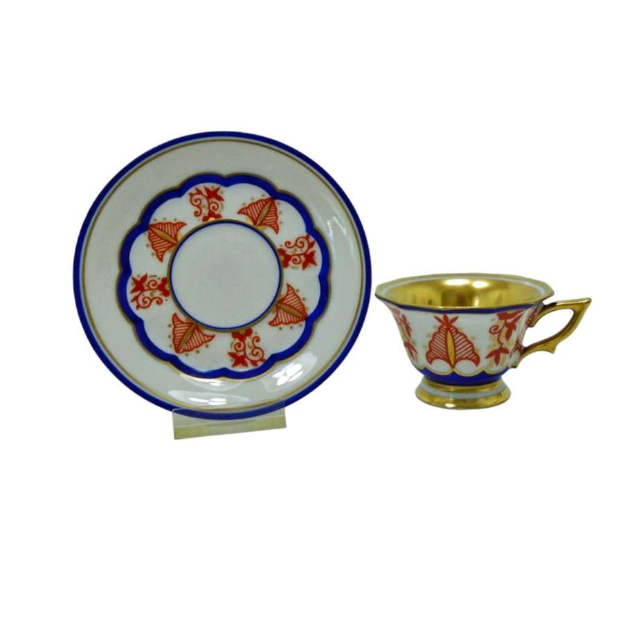 A Fine Art Deco Hutschenreuther Porcelain Demitasse
