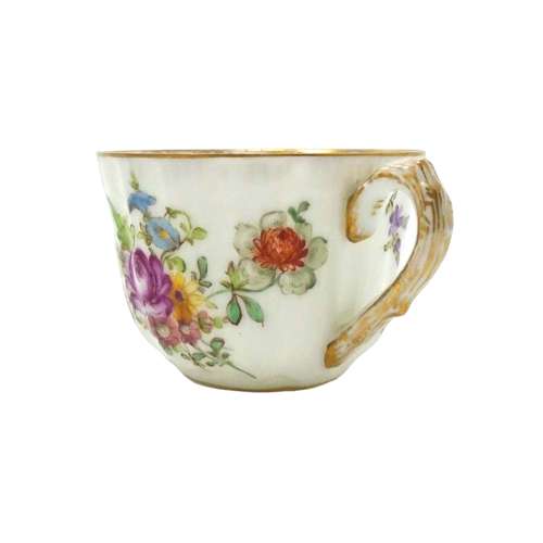 M Redon Limoges Porcelain cup & saucer
