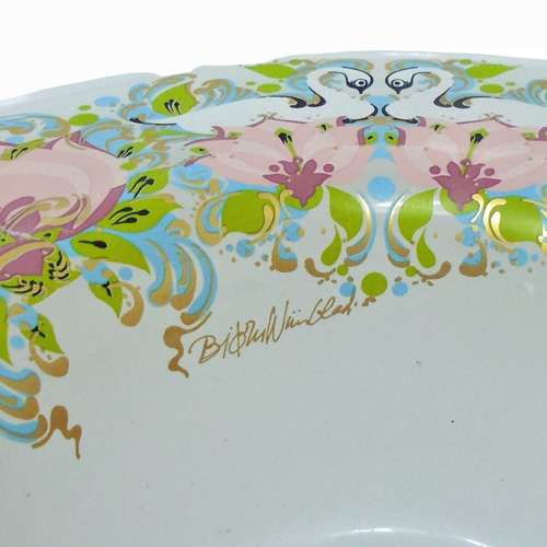 Rosenthal studio line Bjørn Wiinblad Swan Lake