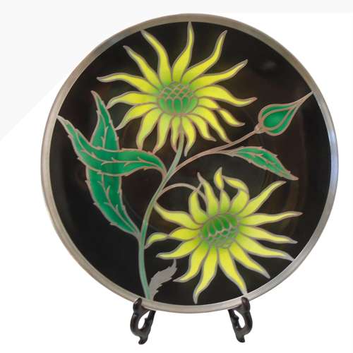 Friedrich Spahr: An aesthetically pleasing silver overlay plaque