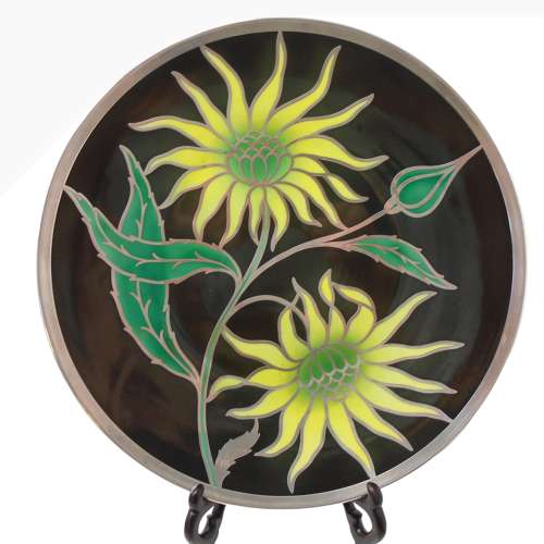 Friedrich Spahr: An aesthetically pleasing silver overlay plaque