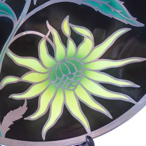 Friedrich Spahr: An aesthetically pleasing silver overlay plaque