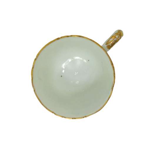 A beautifully Painted 19th C Samson Paris Cup & Saucer