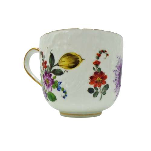 A beautifully Painted 19th C Samson Paris Cup & Saucer