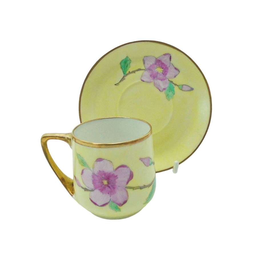 Rosenthal Outside Decorated Coffee Cup & Saucer