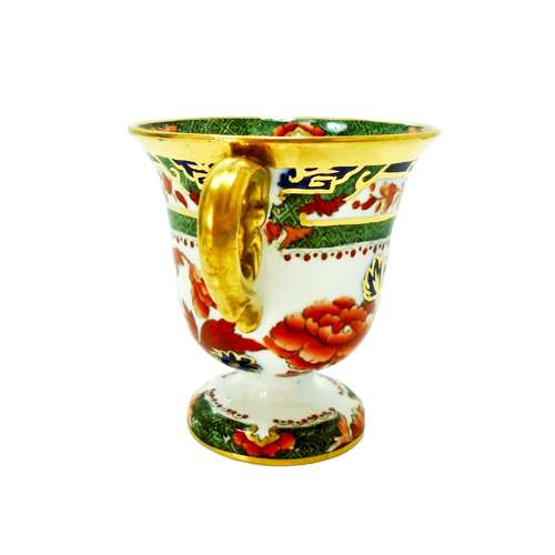 Copeland twin handled Imari Pattern miniature (6.75cm) goblet.