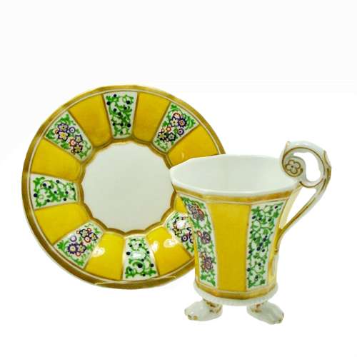 Berlin Porcelain Cabinet Cup & Saucer