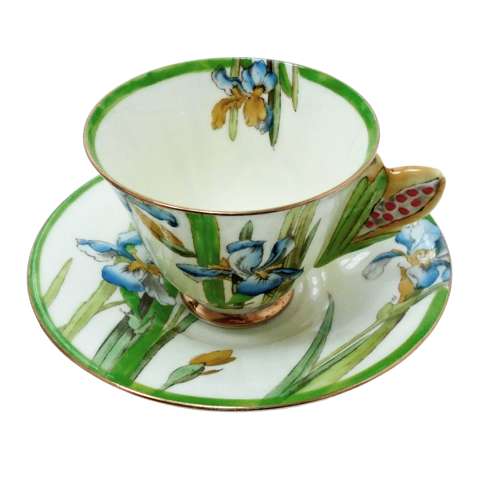Royal Doulton Iris Cup, Saucer & Plate Pattern V1329 Circa 1933