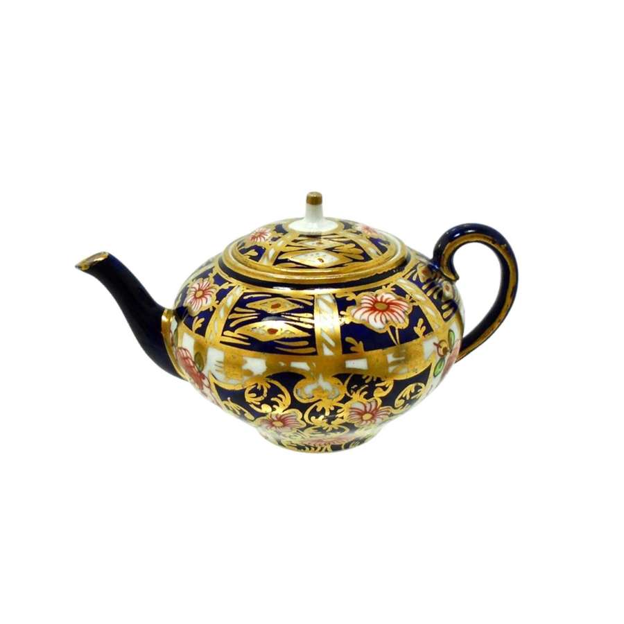 Royal Crown Derby Miniature Imari Pattern Teapot