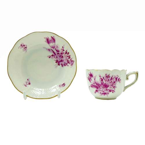 Herend Porcelain Moccatase cup & saucer