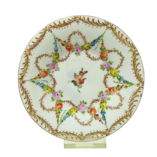 Donath & Co Dresden Empire Eagle handle cabinet cup & saucer