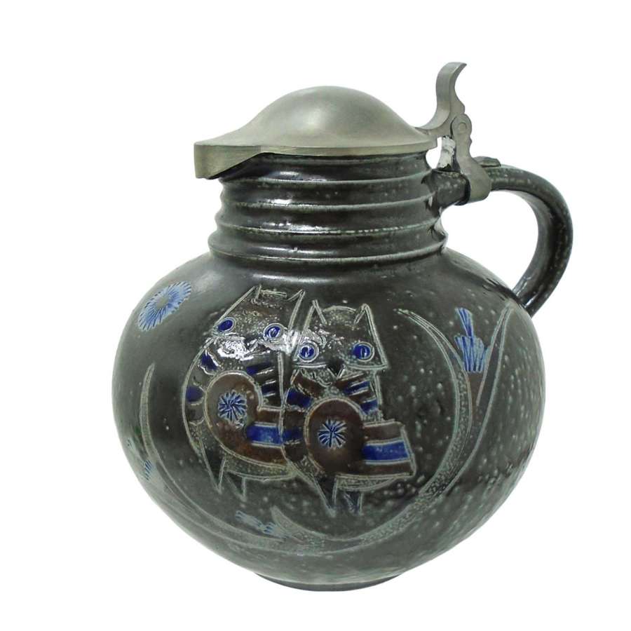 Wim M&uuml;hlendyck Saltglazed Studio Pottery