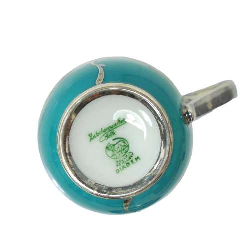 Friedrich Spahr Silver Overlay Demitasse
