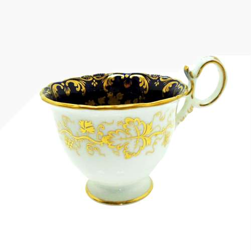 Coalport Porcelain Trio Painted by Cecil Jones