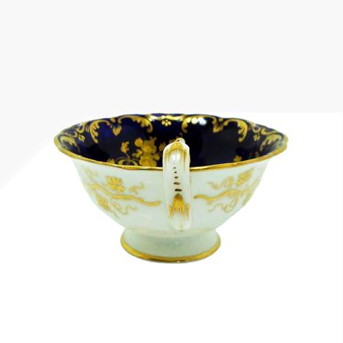 Coalport Porcelain Trio Painted by Cecil Jones