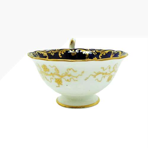 Coalport Porcelain Trio Painted by Cecil Jones