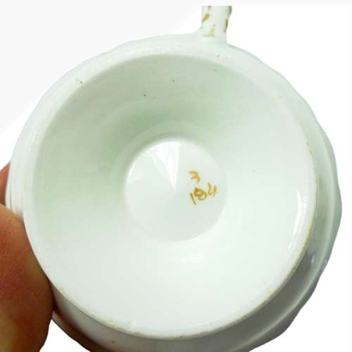 Coalport Porcelain Trio Painted by Cecil Jones
