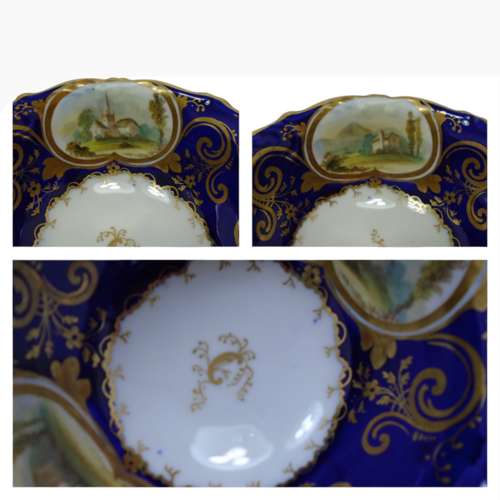 Hilditch Porcelain Landscape Trio
