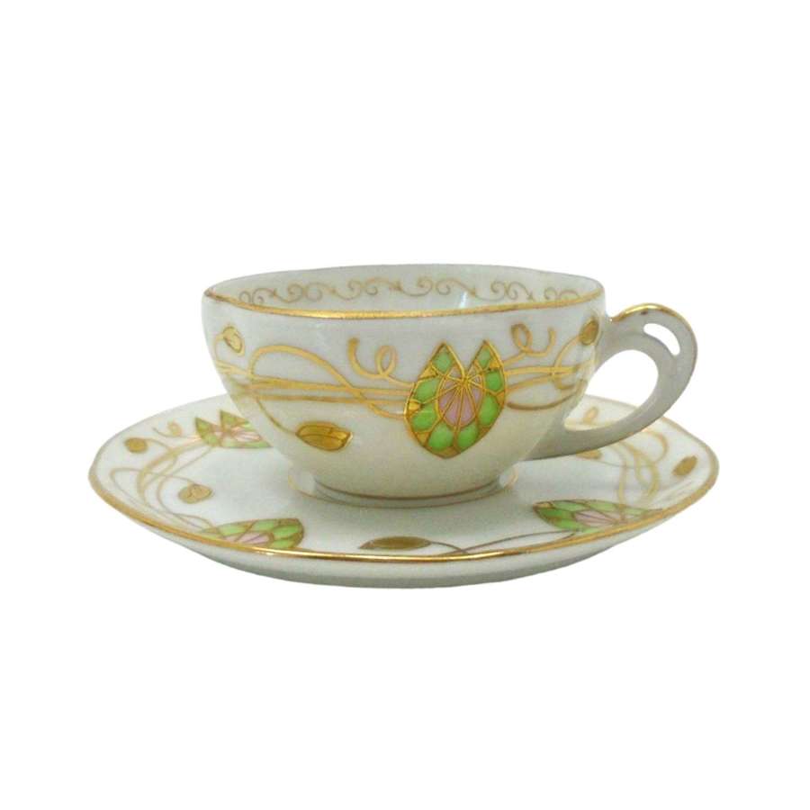 Art Nouveau Demitasse cup & Saucer