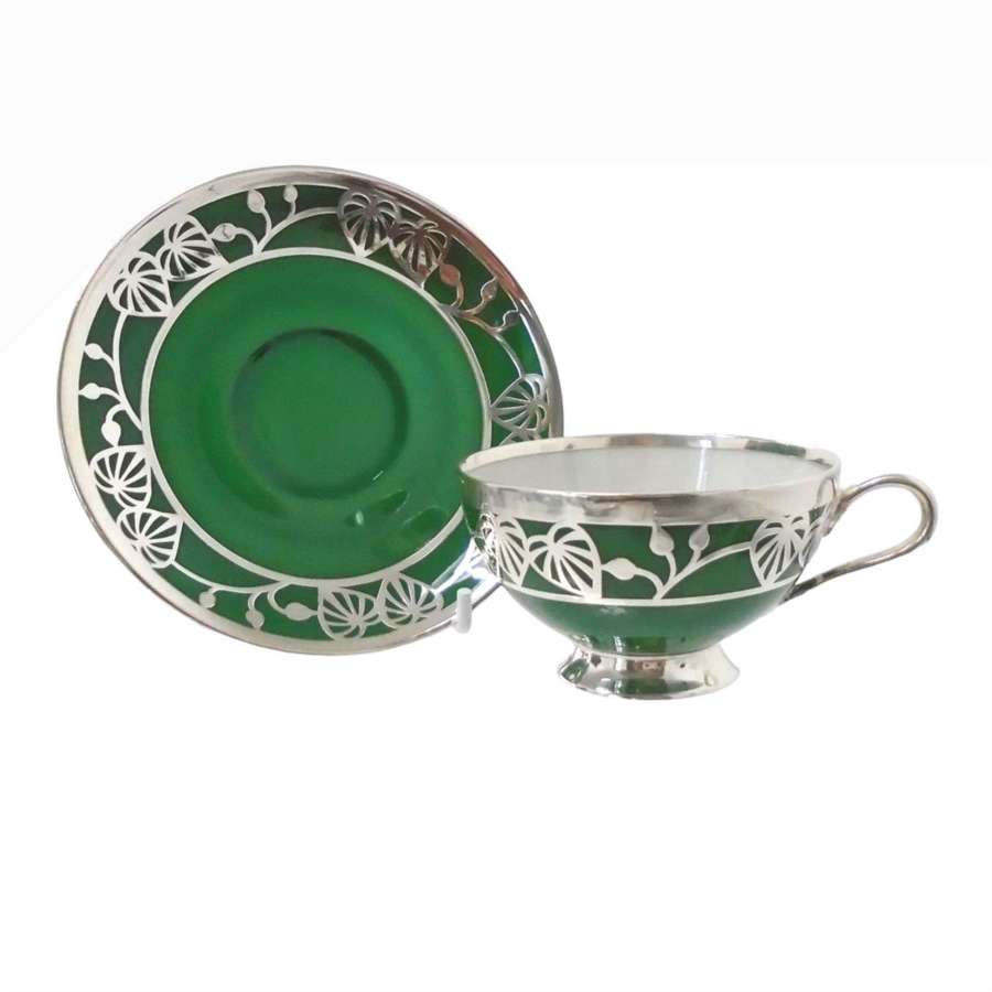 Friedrich Spahr Silver Overlay