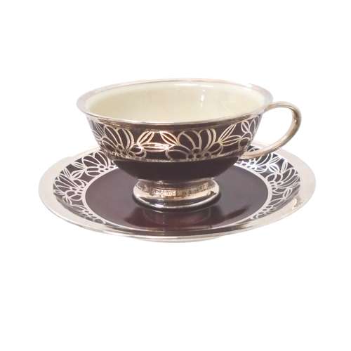 Rosenthal Silver Overlay Cup & Saucer