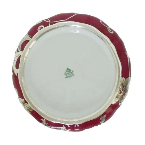 Friedrich Deusch Silver Overlay Bowl & Cover