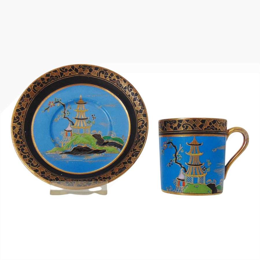 Carlton Ware Coffee Can & Saucer Pat: 2929