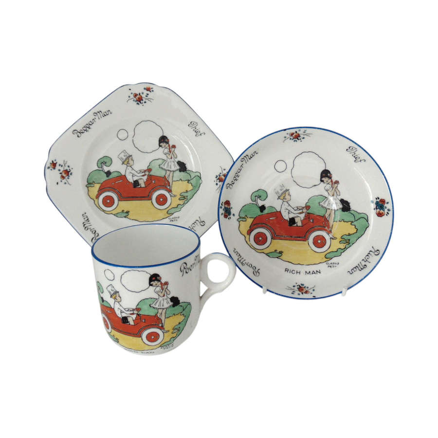 Gladys Peto Nursery Cup Saucer Plate by Tuscan China