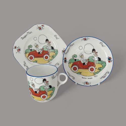 Gladys Peto Nursery Cup Saucer Plate by Tuscan China