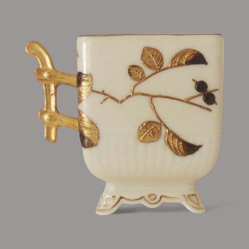 Pirkenhammer Aesthetic Movement Cup & Saucer