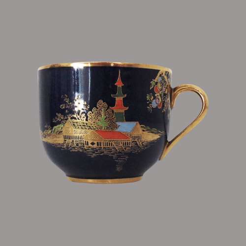 Carlton Ware Pagoda Tea Cup & Saucer