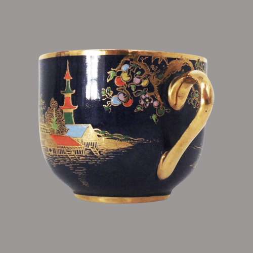 Carlton Ware Pagoda Tea Cup & Saucer
