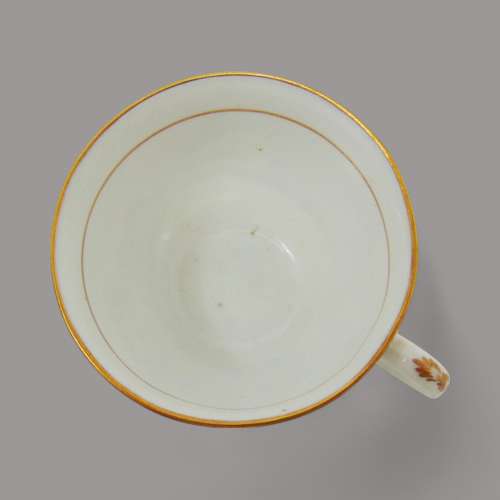 New Hall Porcelain Bat Printed Trio