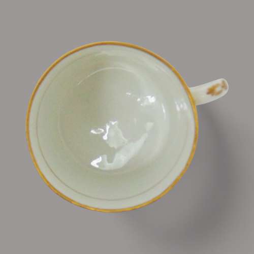 New Hall Porcelain Bat Printed Trio