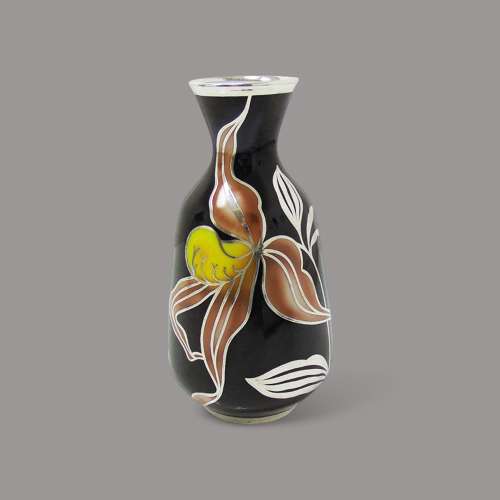 Silver Overlay Lillies by Friedrich Spahr