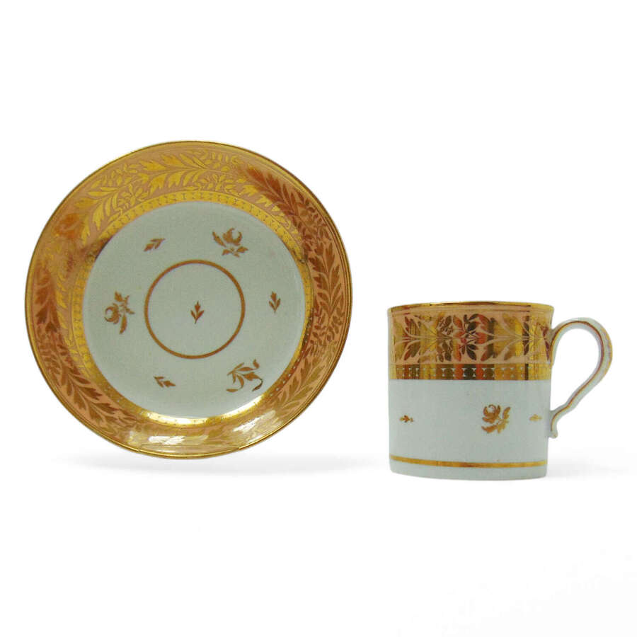 Spode, Georgian Period Coffee Can & saucer Pattern 1201