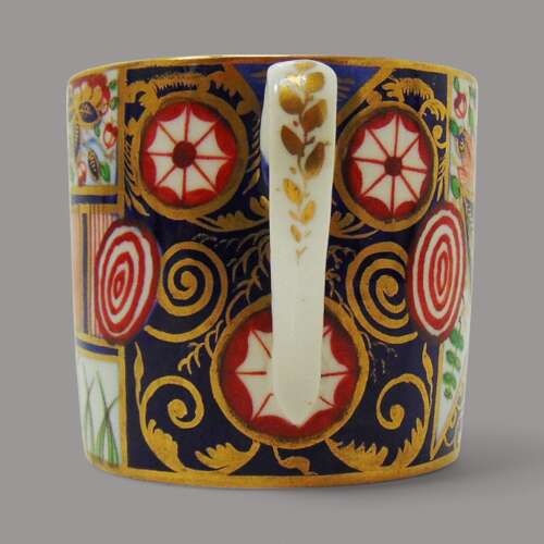 Derby Porcelain Coffee Can & Saucer