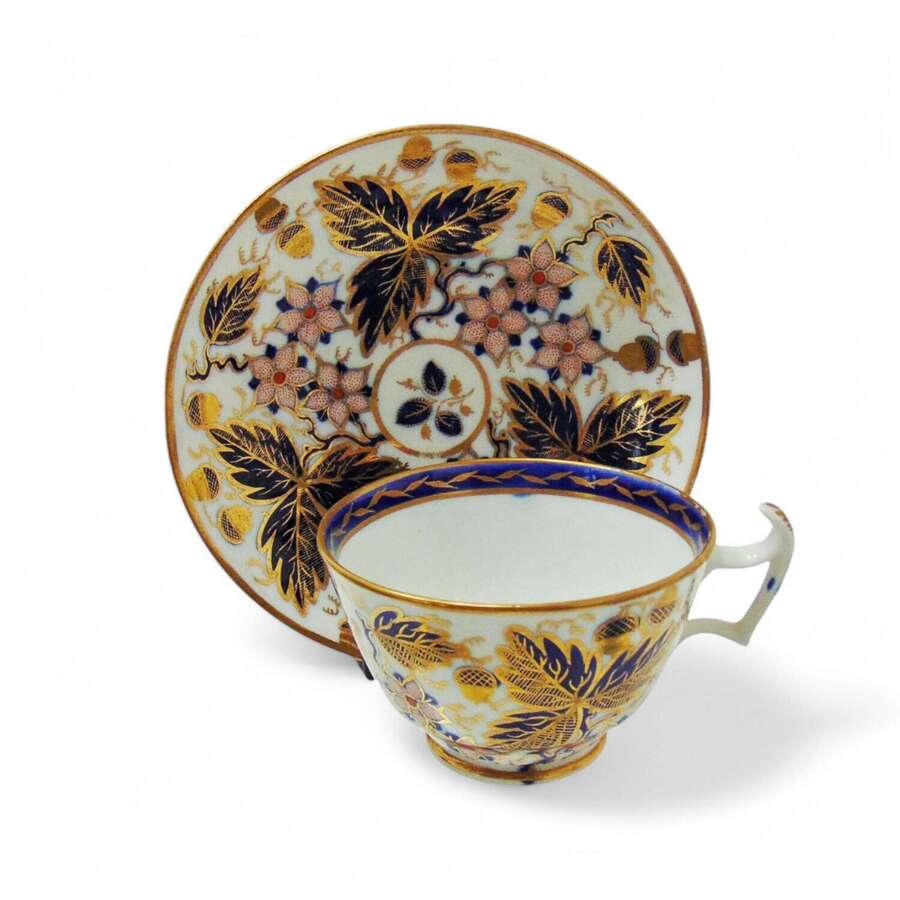 Antique New Hall Porcelain Pattern 1161 London Shape cup & Saucer