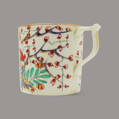 Derby two quail coffee can & saucer