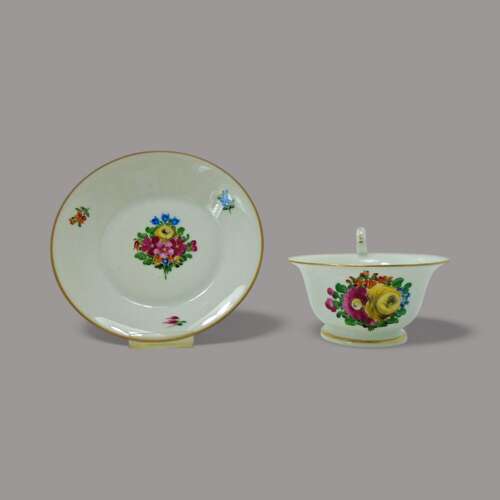 Nymphenburg Tea Cup & Saucer