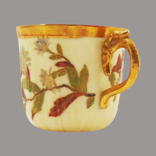 Royal Worcester Blush Ivory Ground coffee cup & saucer