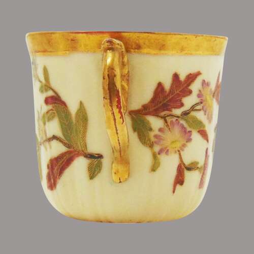 Royal Worcester Blush Ivory Ground coffee cup & saucer