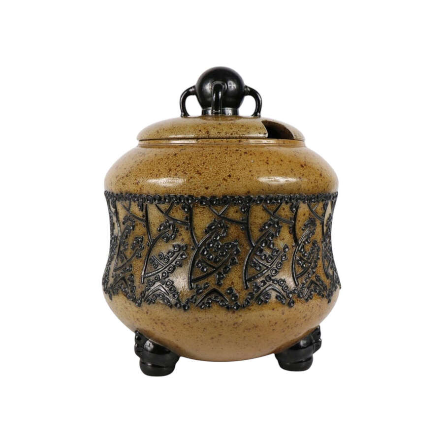 Salt Glazed Reinhold Merkelbach punch bowl designed by Ludwig Leybold