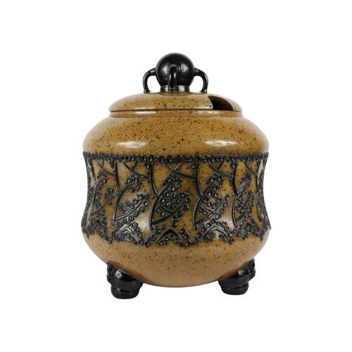 Salt Glazed Reinhold Merkelbach punch bowl designed by Ludwig Leybold