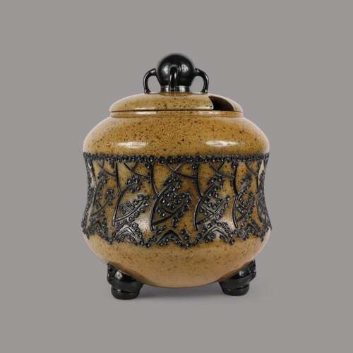 Salt Glazed Reinhold Merkelbach punch bowl designed by Ludwig Leybold