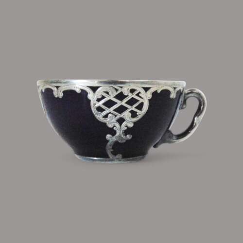 Hutschenreuther Silver Overlay cup & saucer