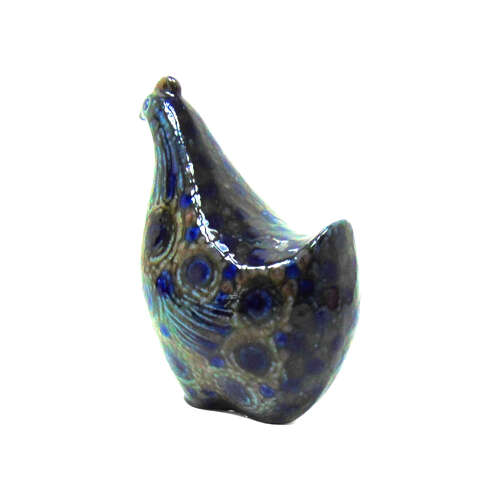 A characterful studio pottery figure of a hen